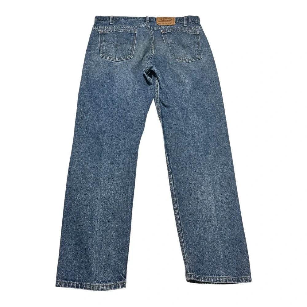 Vintage 1995 Levi's 505 Regular Fit Straight Leg Jeans Mens 38x32 (Fit 37x30.75)